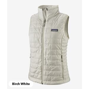 Patagonia White Nano Puffer Vest
